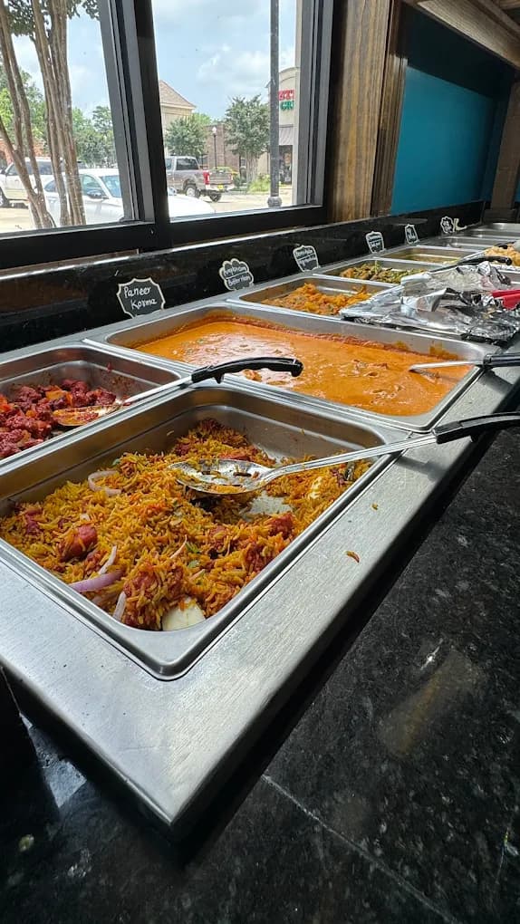Authentic interior of Himalayan Cafe in Monroe, LA